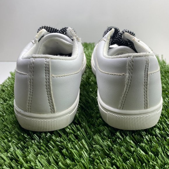 MSGM Kids Unisex White & Black Logo Trainers Kid's 32 - Picture 4 of 8